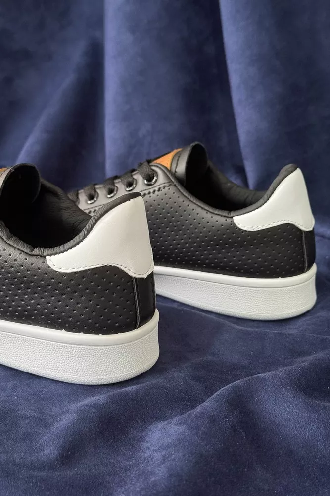 Купити Кеди жіночі, колір чорно-білий, 248RR67 - Фото №4