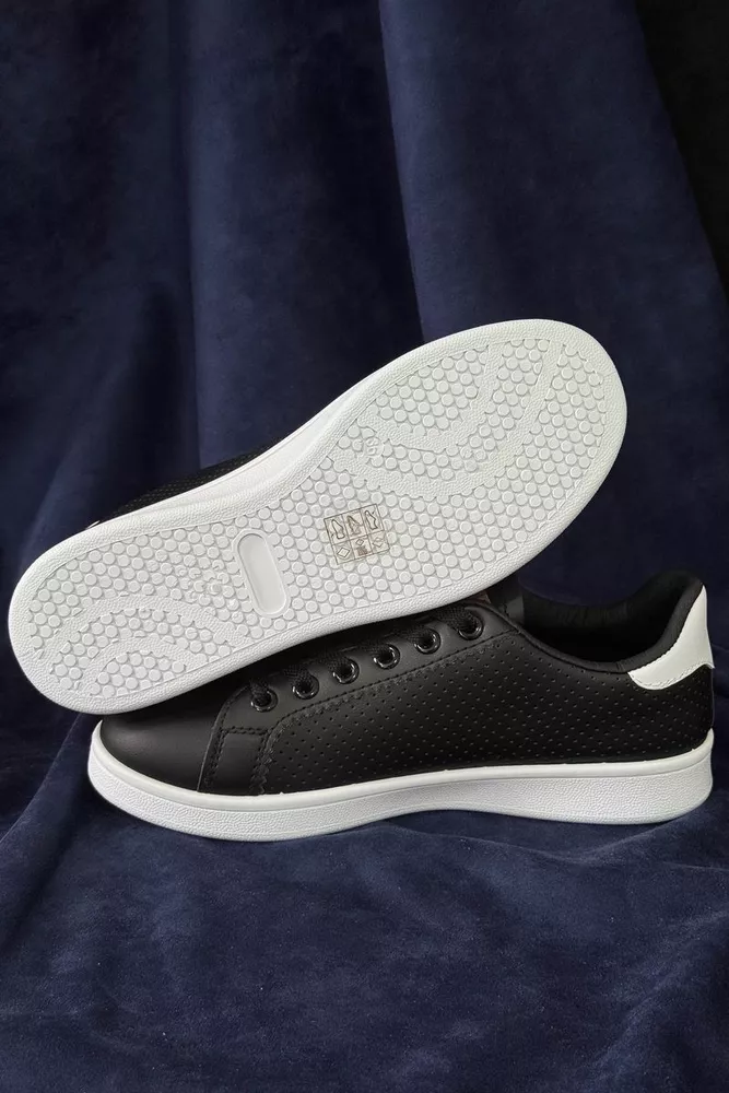 Купити Кеди жіночі, колір чорно-білий, 248RR67 - Фото №5