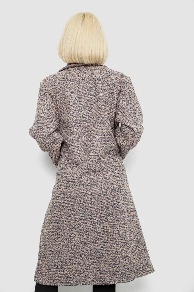 Купити Пальто жіноче без підкладки, колір пудрово-синій, 257R99 - Фото №4