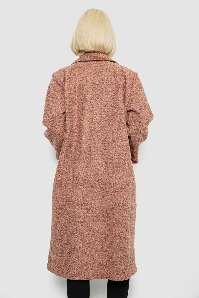 Купити Пальто жіноче без підкладки, колір пудровий, 257R99 - Фото №4