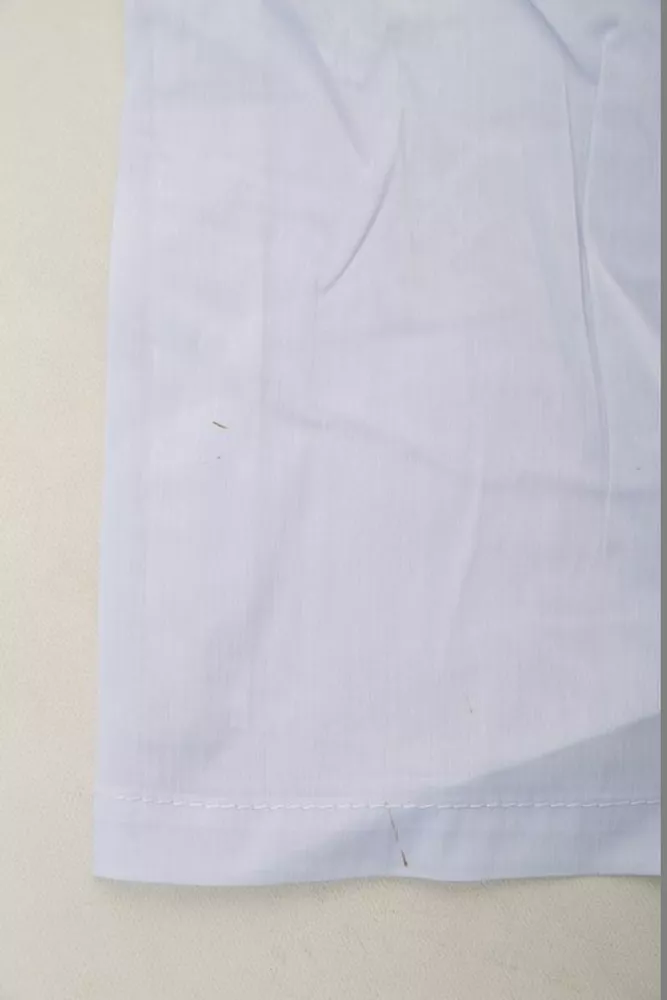 Купить Блуза однотонная  -уценка, цвет белый, 230RP-96-1-U-12 - Фото №7