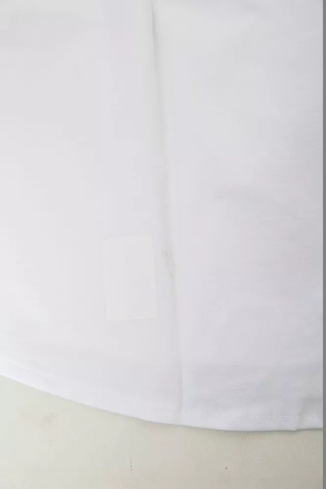 Купити Блуза однотонна  -уцінка, колір білий, 230R96-13-U-4 - Фото №6