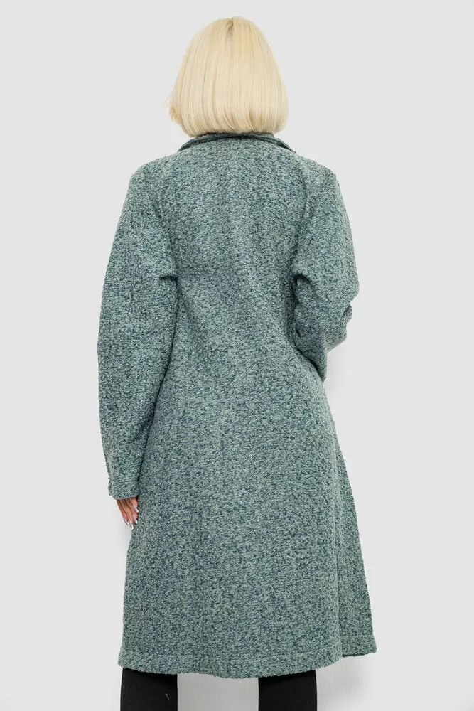 Купити Пальто жіноче без підкладки, колір оливковий, 257R99 - Фото №4