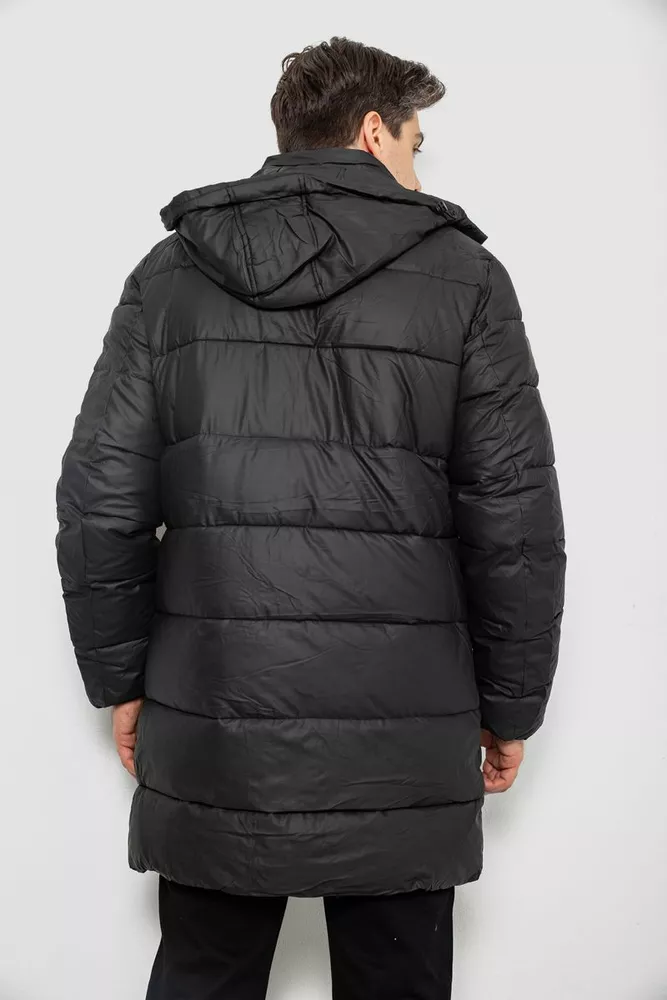 Купить Куртка мужская зимняя удлиненная  -уценка, цвет черный, 244RH76-15-U - Фото №5