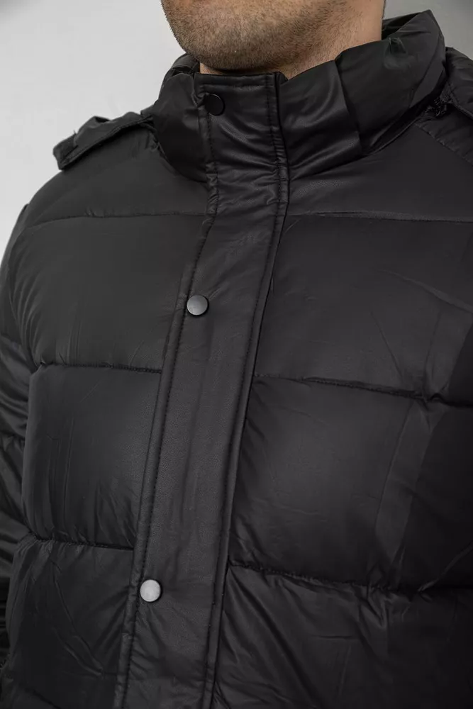 Купить Куртка мужская зимняя удлиненная  -уценка, цвет черный, 244RH76-15-U - Фото №6