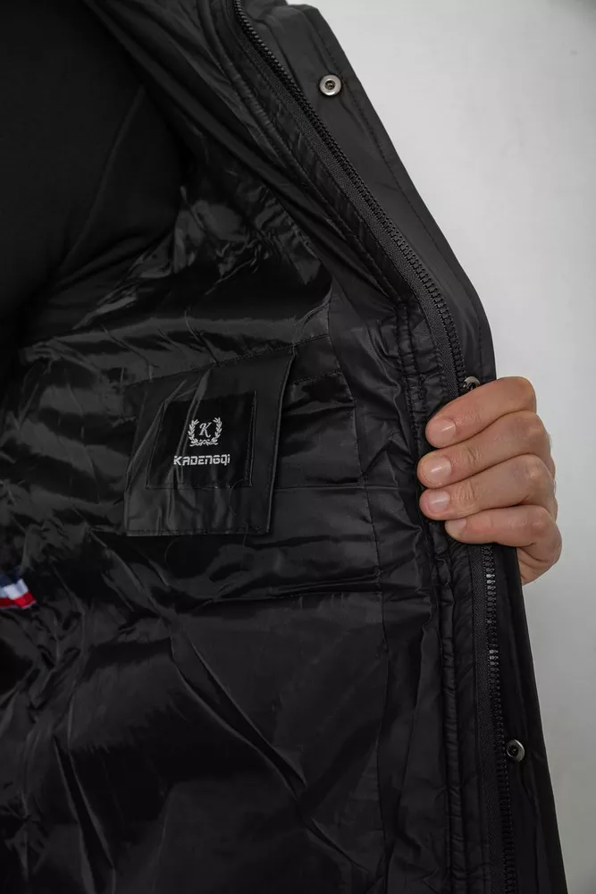 Купить Куртка мужская зимняя удлиненная  -уценка, цвет черный, 244RH76-15-U - Фото №7