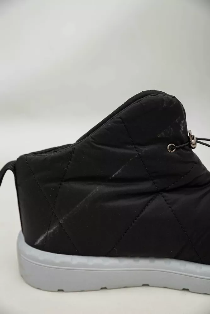 Купить Дутики женские зимние на меху  -уценка, цвет черно-серый, 248RFM400-5-U - Фото №7