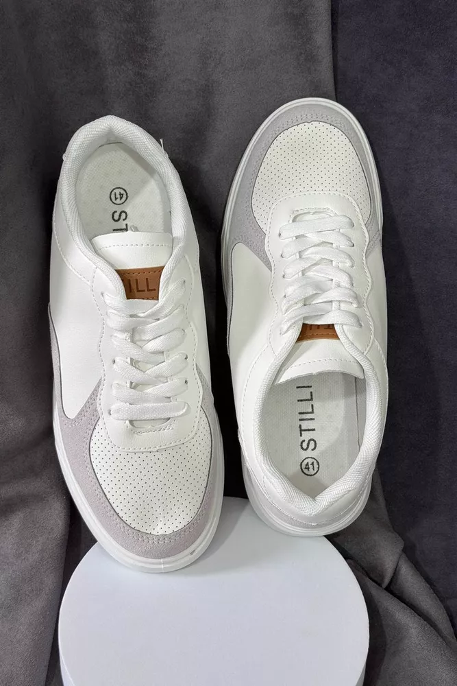 Купити Кеди чоловічі, колір біло-сірий, 248RR128-7R - Фото №3