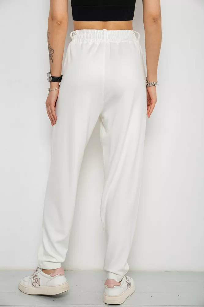 Купить Штаны женские MOM  -уценка, цвет молочный, 102R5246-U-1 - Фото №4