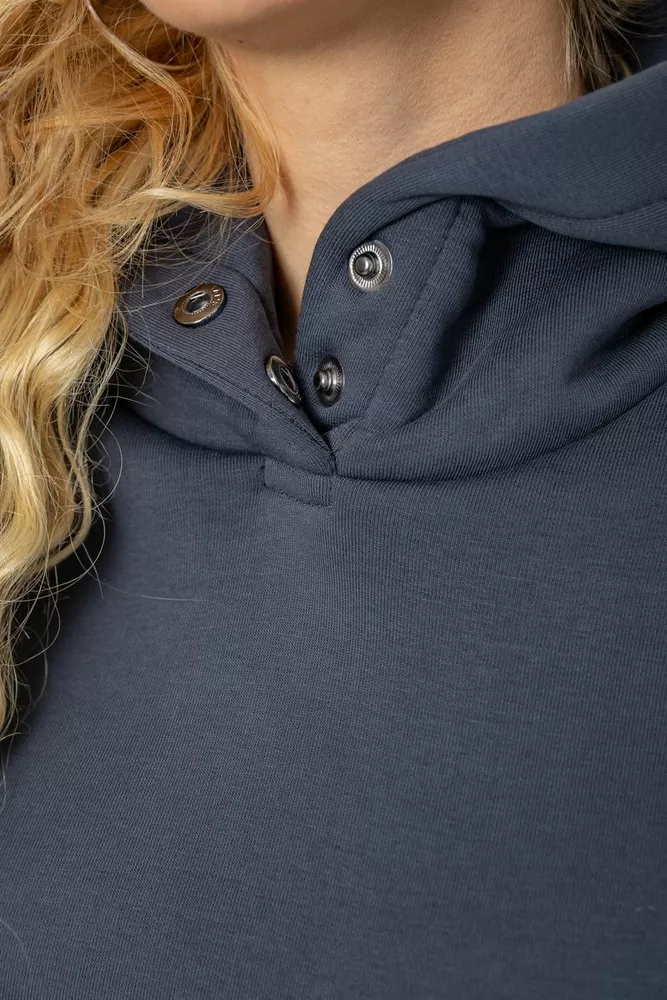 Купити Спортивний костюм жіночий на флісі  -уцінка, колір сірий, 102R7711-U - Фото №5