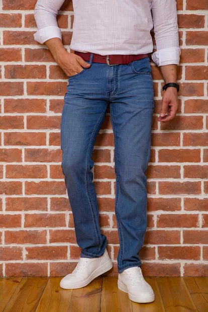 Джинсы муж., цвет голубой, 194R40600-1