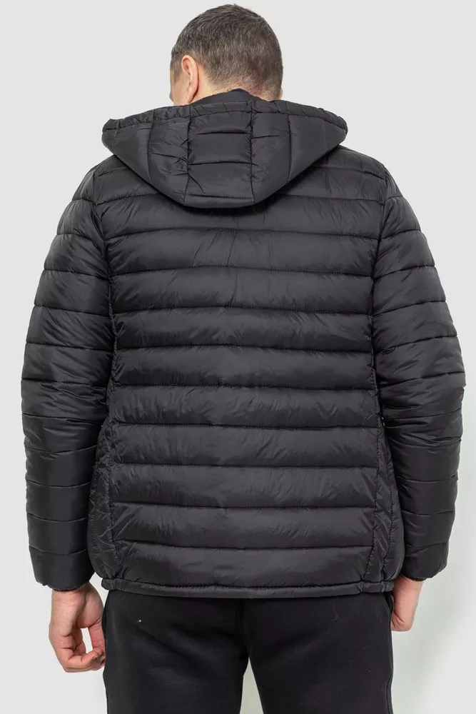 Купити Куртка чоловіча демісезонна, колір чорний, 234R901 - Фото №4