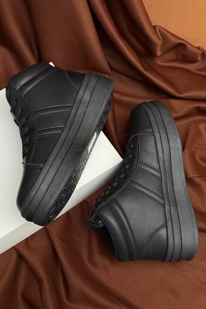 Купить Кроссовки женские демисезонные, цвет черный, 248RWA180 - Фото №3