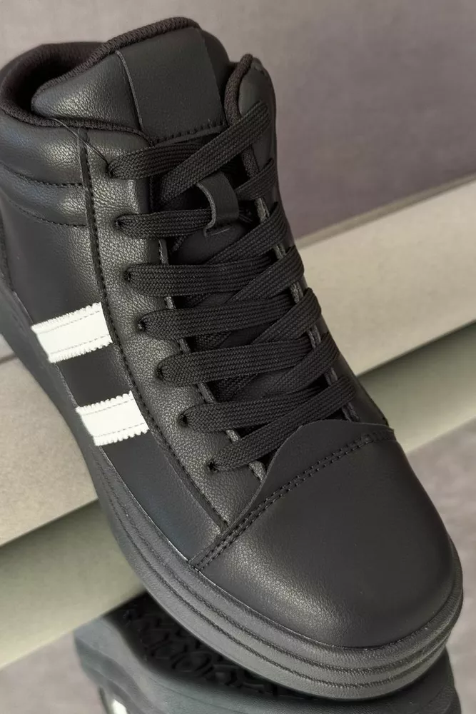 Купити Кросівки жіночі демісезонні, колір чорно-білий, 248RWA180 - Фото №2