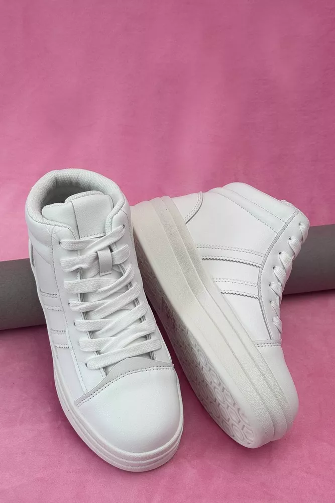 Купить Кроссовки женские демисезонные, цвет белый, 248RWA180 - Фото №2