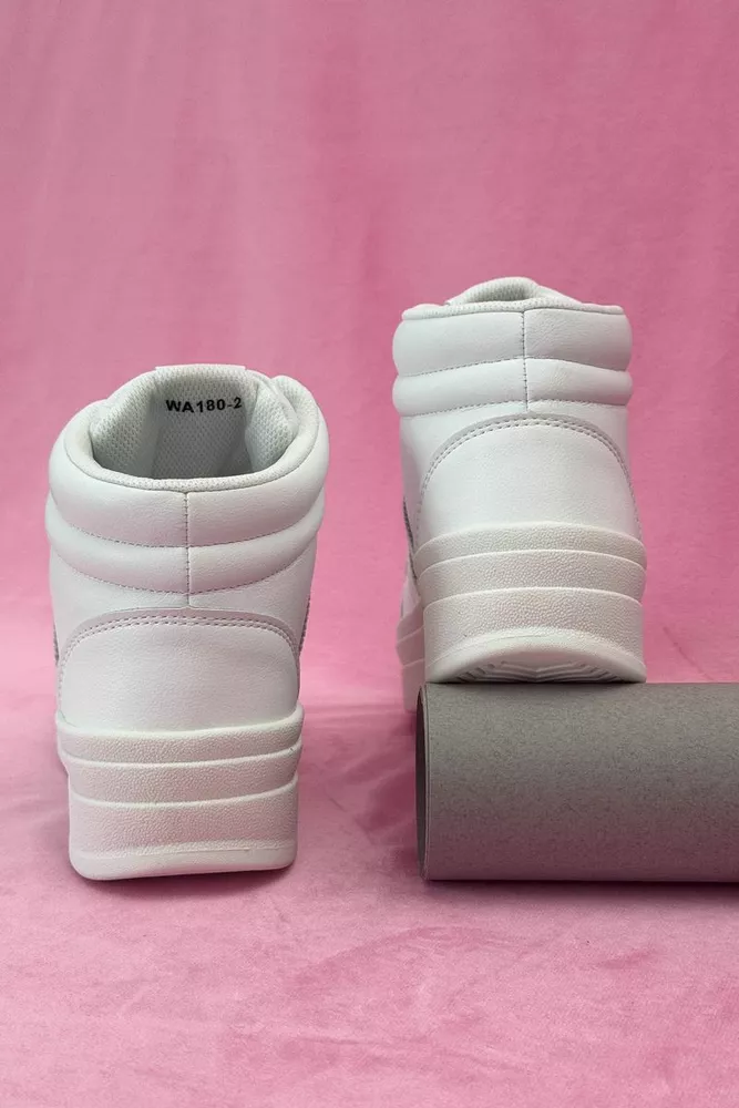 Купить Кроссовки женские демисезонные, цвет белый, 248RWA180 - Фото №4