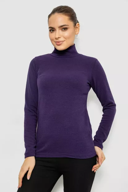 Гольф женский однотонный, цвет фиолетовый, 257R100