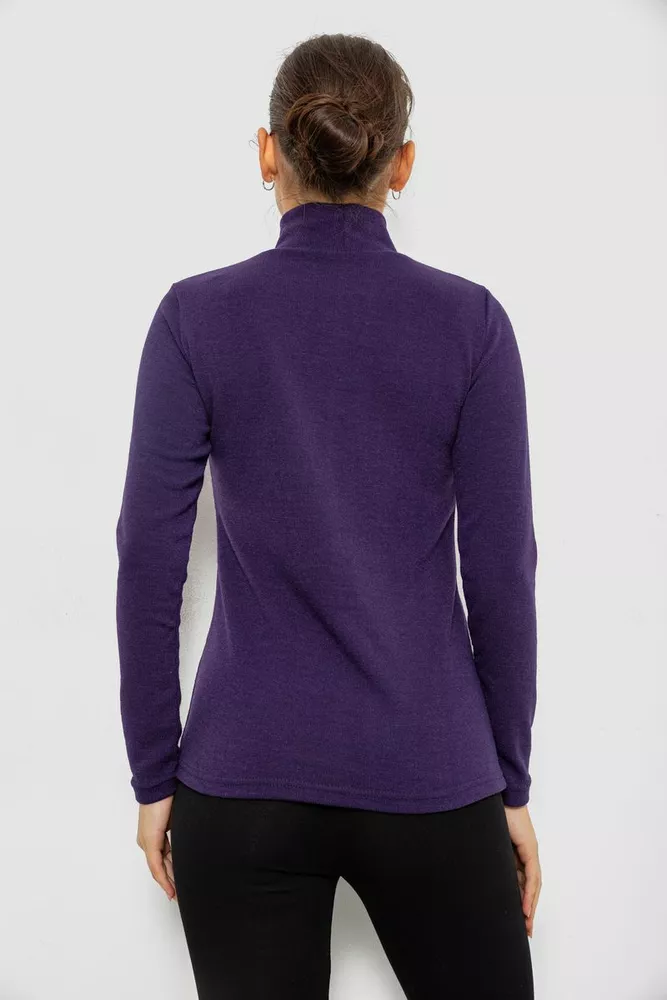 Купить Гольф женский однотонный, цвет фиолетовый, 257R100 - Фото №4
