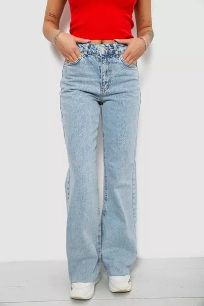 Джинси женские, цвет голубой, 244R1077-R