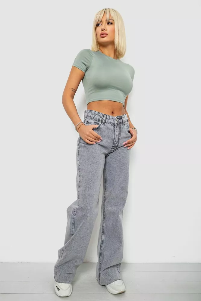 Купить Джинси женские, цвет серый, 244R1077-R - Фото №2