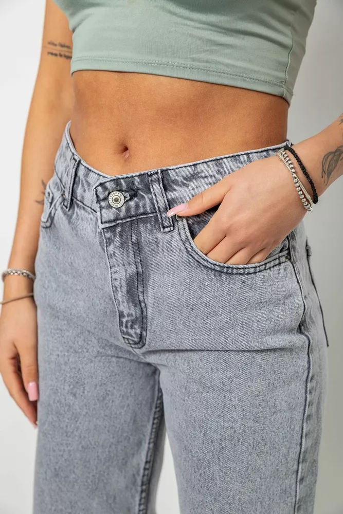 Купить Джинси женские, цвет серый, 244R1077-R - Фото №5