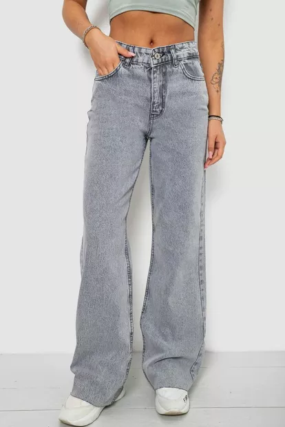 Джинси женские, цвет серый, 244R1077-R