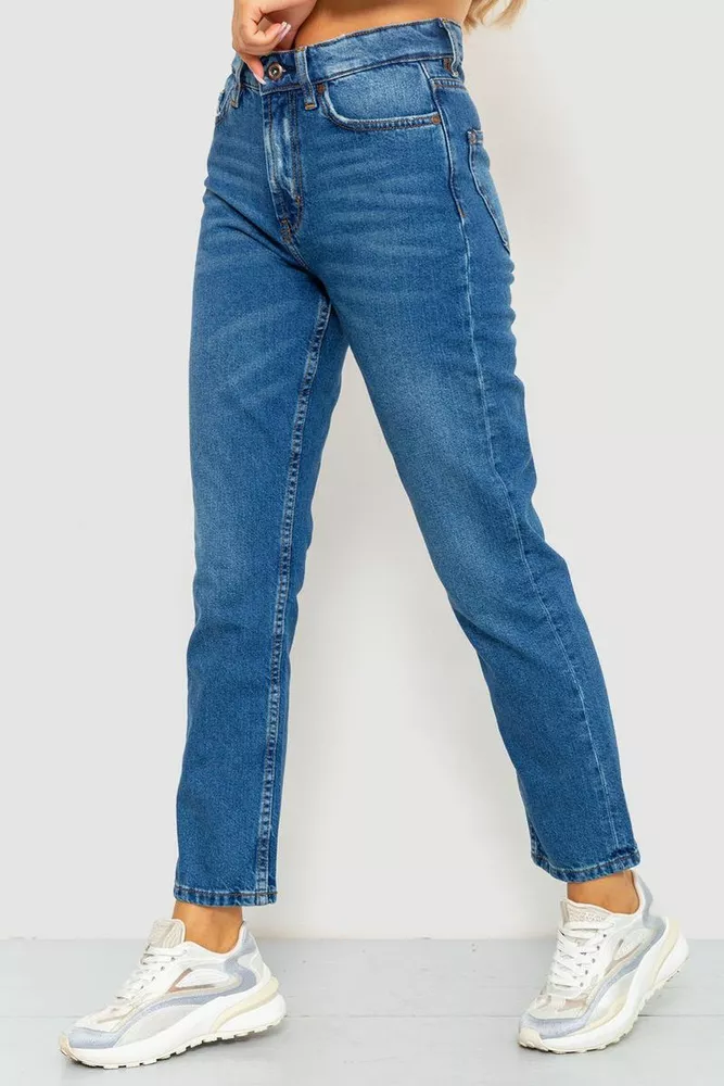 Купити Джинси жіночі MOM  -уцінка, колір синій, 233R1810068-U - Фото №4