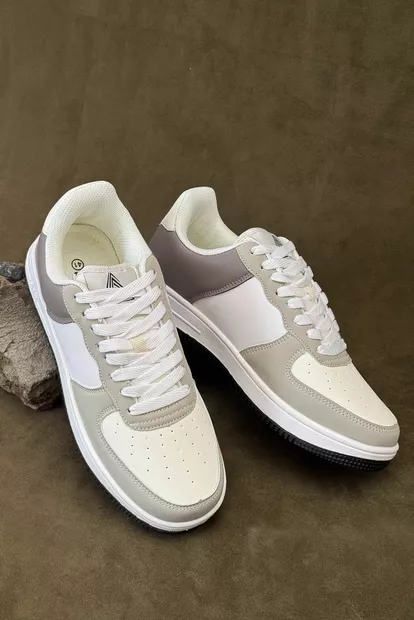 Кроссовки мужские, цвет бело-бежевый, 248RHB710