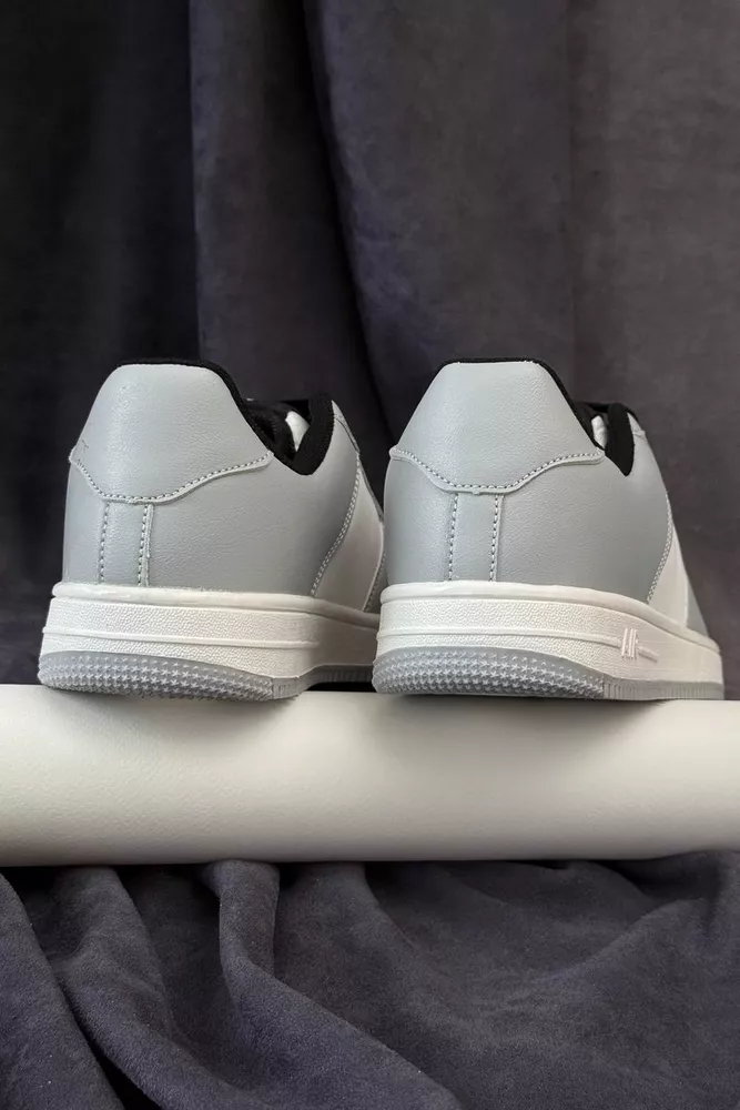 Купить Кроссовки мужские, цвет бело-серый, 248RHB710 - Фото №4