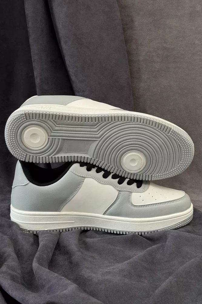 Купить Кроссовки мужские, цвет бело-серый, 248RHB710 - Фото №5