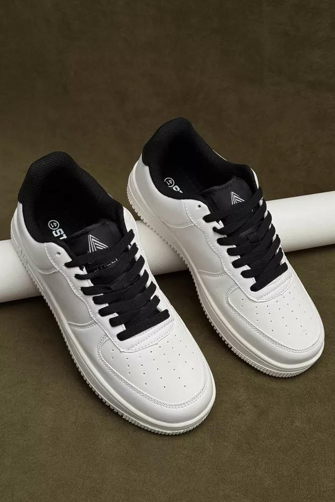 Купити Кросівки чоловічі, колір білий, 248RHB710 - Фото №3