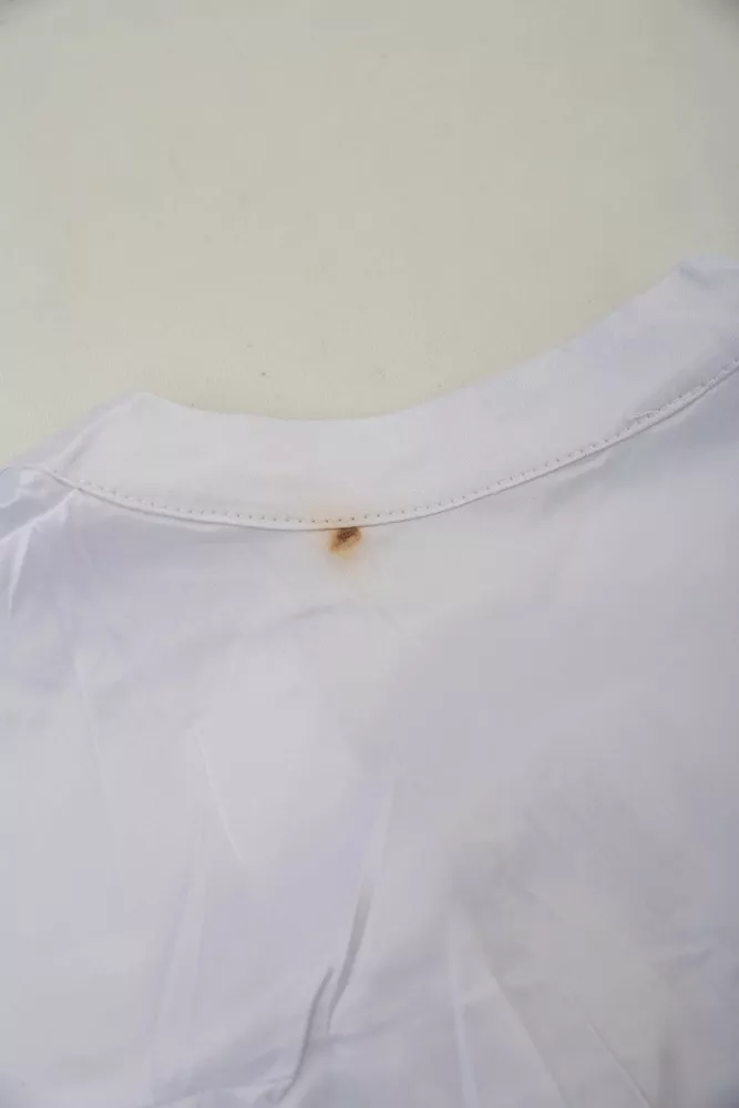 Купить Блуза однотонная  -уценка, цвет белый, 230R91-1-U-15 - Фото №6