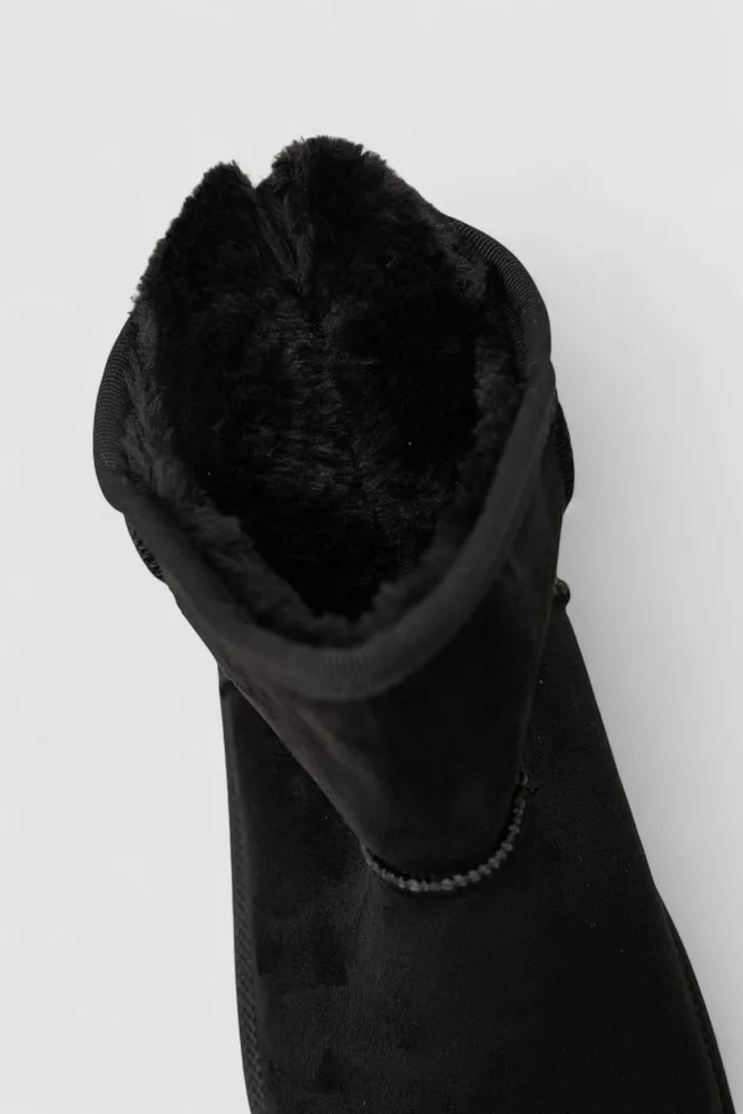 Купить Угги женские на меху, цвет черный, 243RG659 - Фото №6
