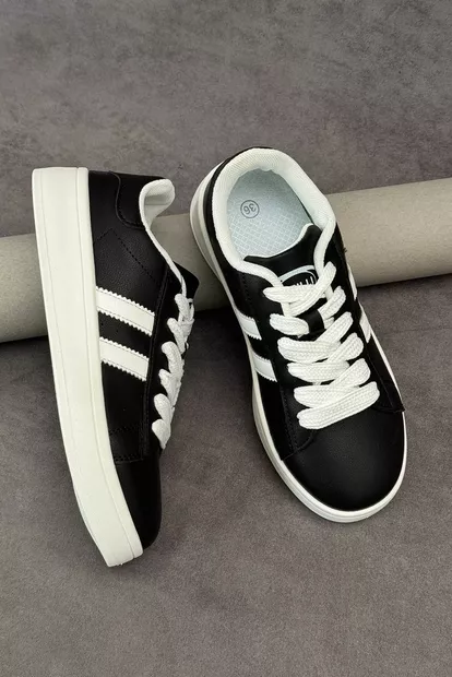 Кеди жіночі, колір чорно-білий, 248RJH100