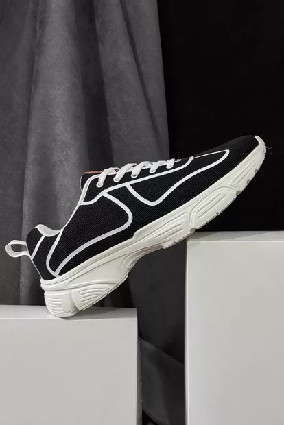 Кросівки чоловічі, колір чорно-білий, 248RCX422