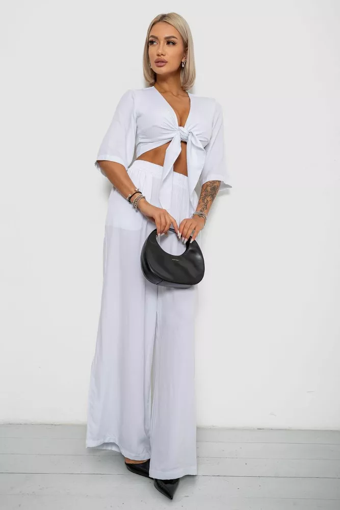 Купити Костюм жіночий  уцінка, колір білий, 258R270-U - Фото №3