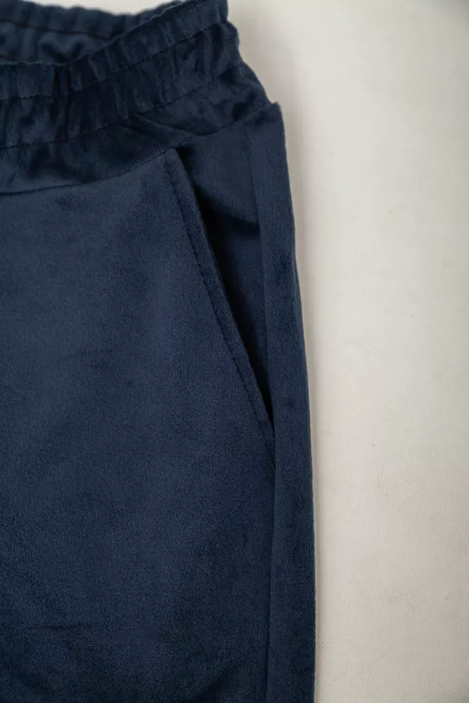 Купить Спортивный костюм женский велюровый  -уценка, цвет синий, 257R4122-U - Фото №8