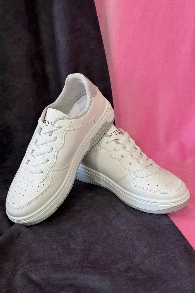 Купить Кеди женские, цвет бело-серый, 248RR75 - Фото №2