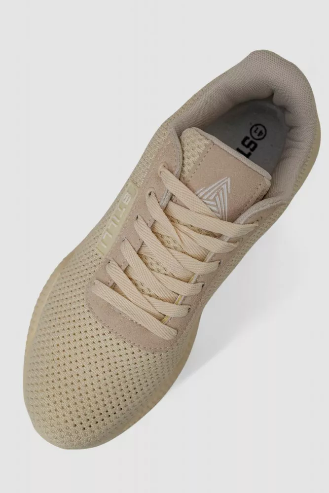 Купить Кроссовки мужские  -уценка, цвет бежевый, 248RH363-U-3 - Фото №2