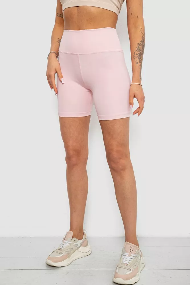 Купить Велотреки женские однотонные, цвет розовый, 214R921 - Фото №3