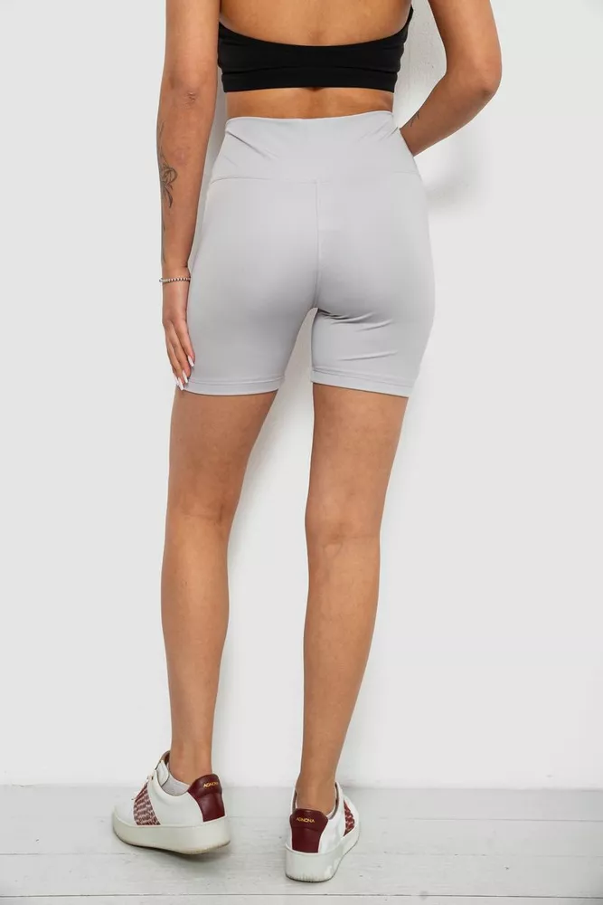 Купить Велотреки женские однотонные, цвет серый, 214R921 - Фото №4