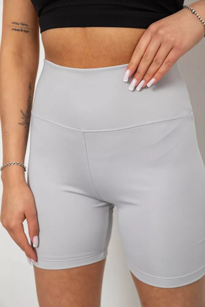 Купить Велотреки женские однотонные, цвет серый, 214R921 - Фото №5