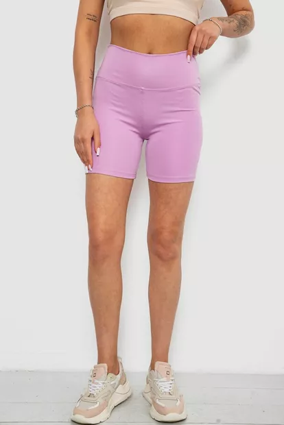 Велотреки жіночі однотонні, колір бузковий, 214R921