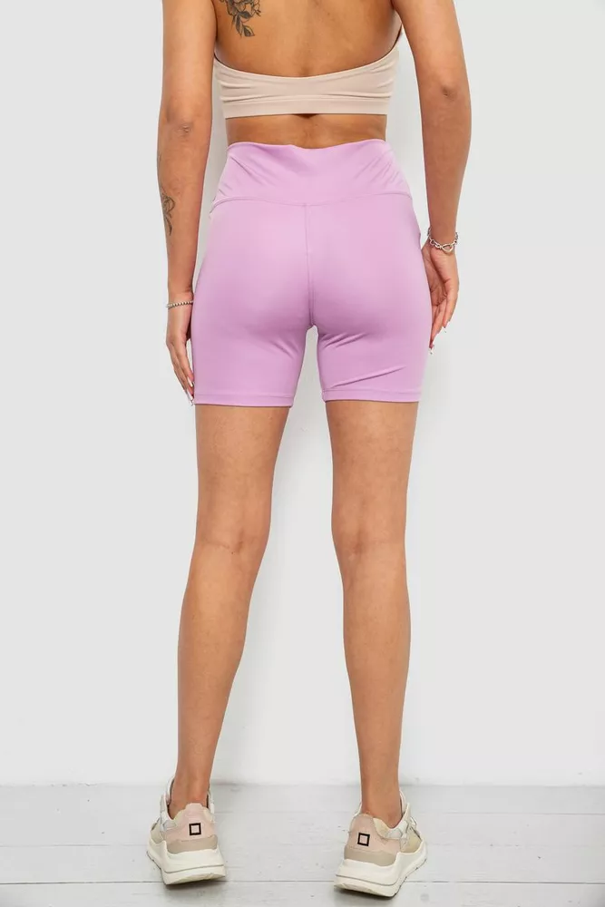 Купить Велотреки женские однотонные, цвет сиреневый, 214R921 - Фото №4