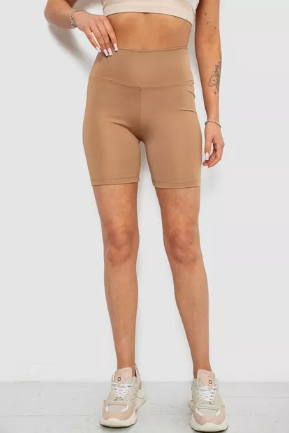 Велотреки жіночі однотонні, колір мокко, 214R921