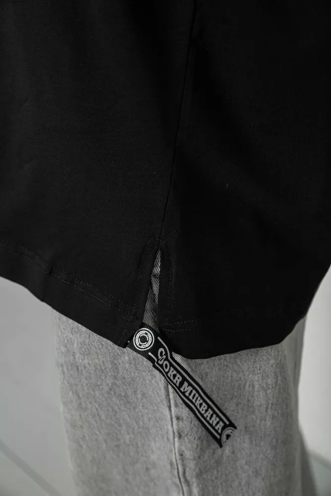 Купить Футболка женская с принтом, цвет черный, 244R4012 - Фото №6