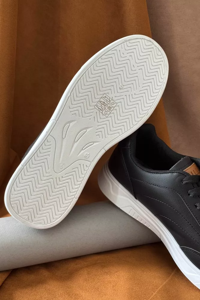 Купити Кеди чоловічі, колір чорно-білий, 248RR127 - Фото №5