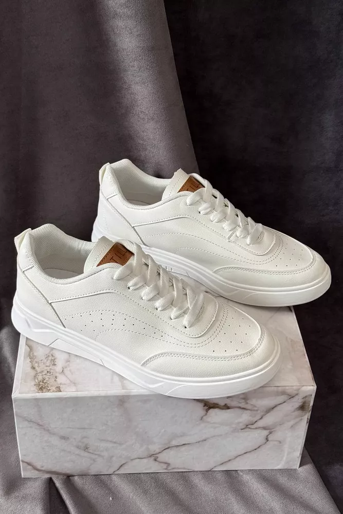 Купить Кеды мужские, цвет белый, 248RR127 - Фото №1