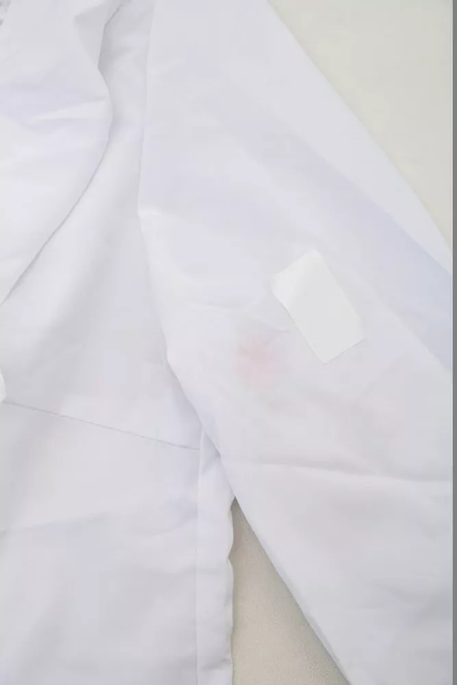 Купить Блуза классическая 230R84-1-U-7 -уценка, цвет Белый - Фото №6