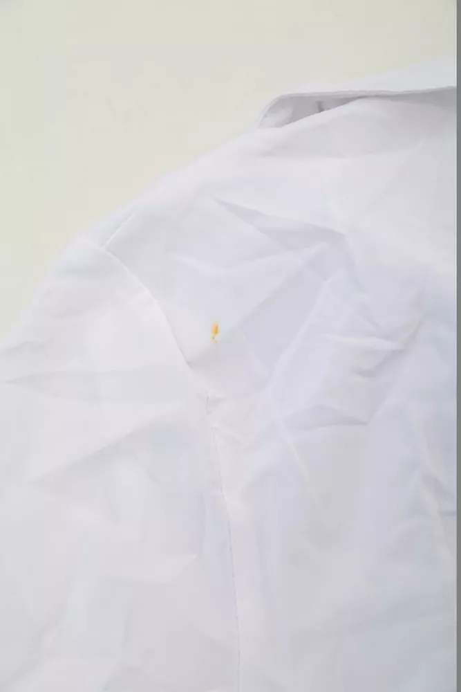 Купить Блуза однотонная  -уценка, цвет белый, 230R70-1-U-2 - Фото №6